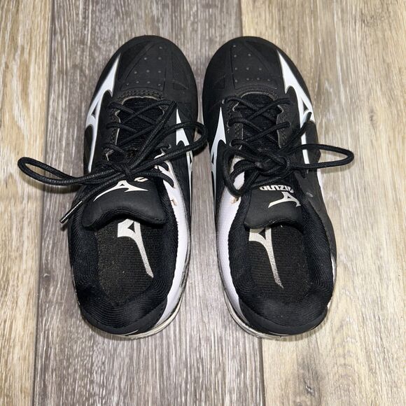Mizuno 9 Spike Adv Franchise 8 Baseball Cleats Youth Size 12 Black Shoes 320507 - Picture 8 of 11